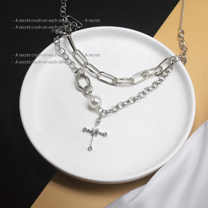 CROSS NECK CHAIN P1049