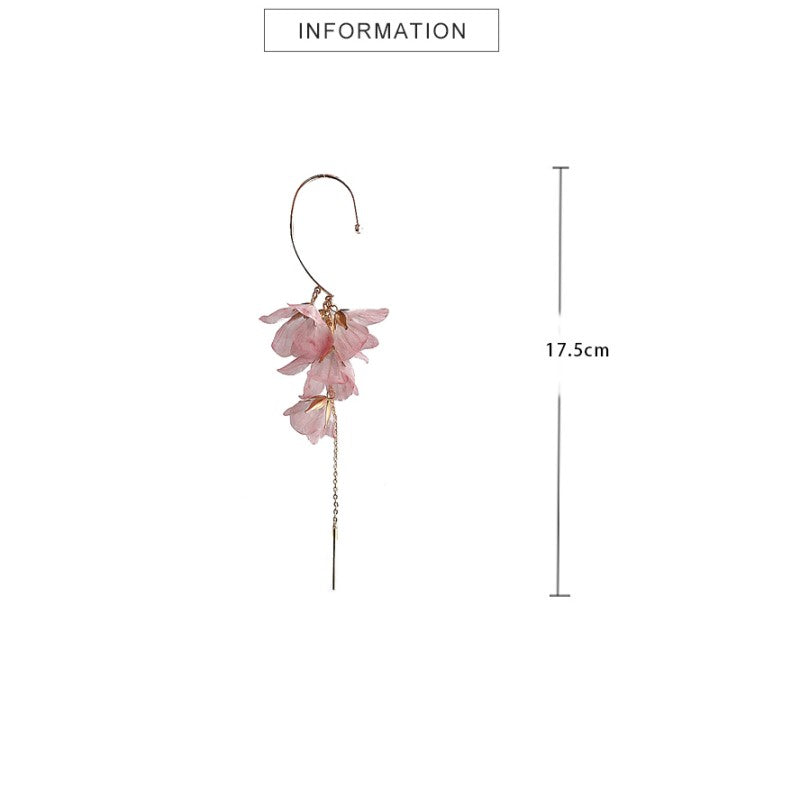 Flower fairy ear hanging earrings PL53014
