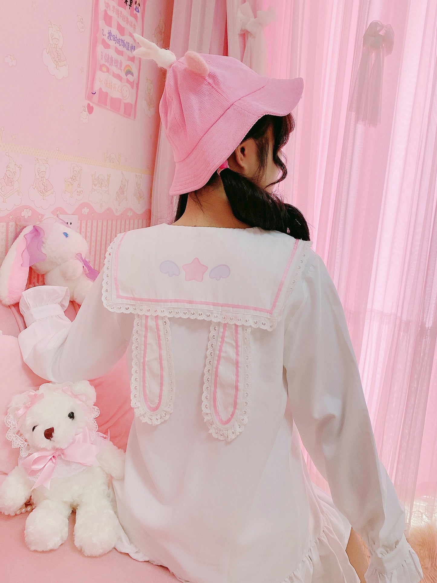 white cardigan dress PL52499