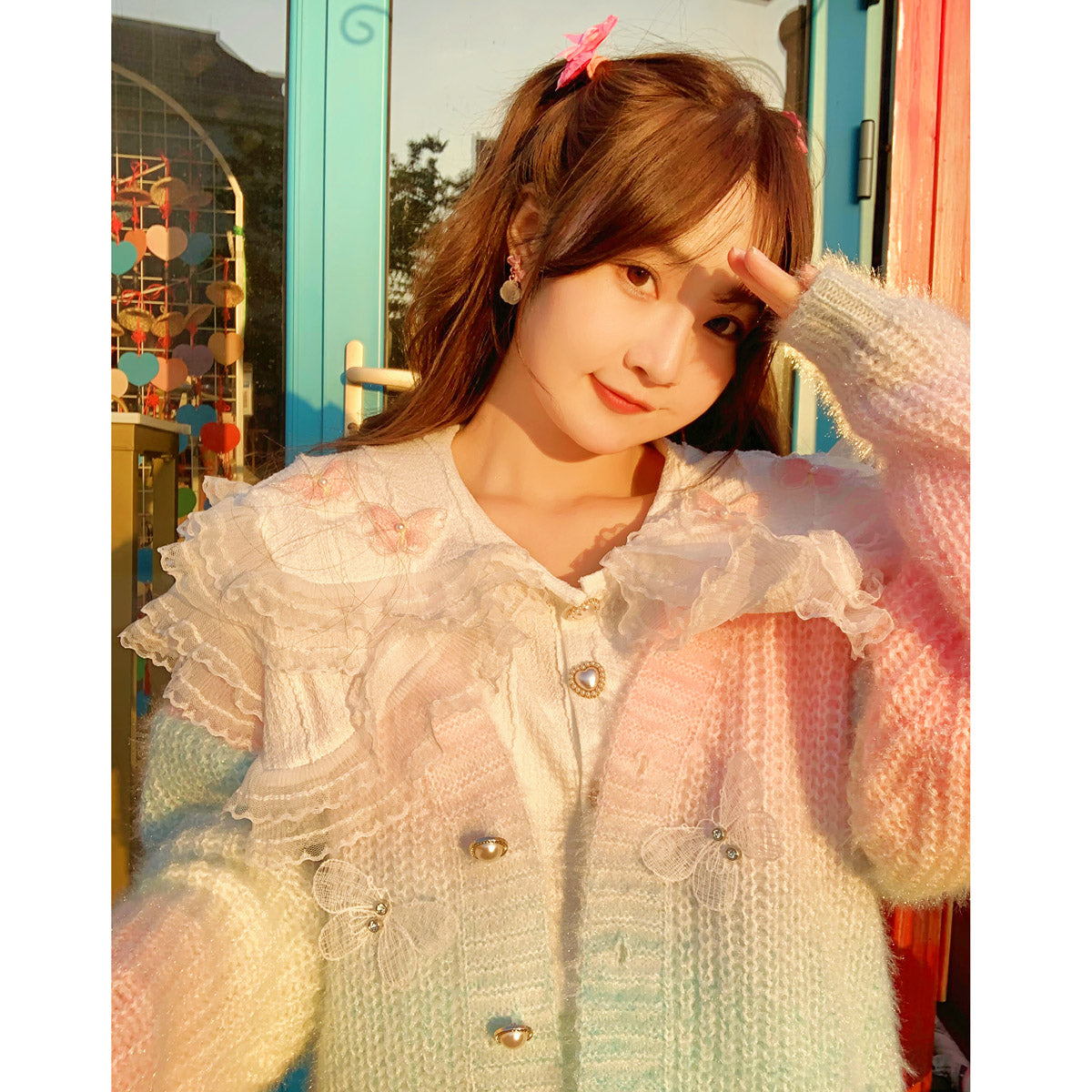 Rainbow Cardigan Sweater PL52791