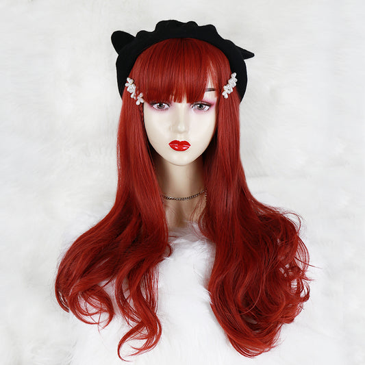 Cute Lolita long curly wig PL3009