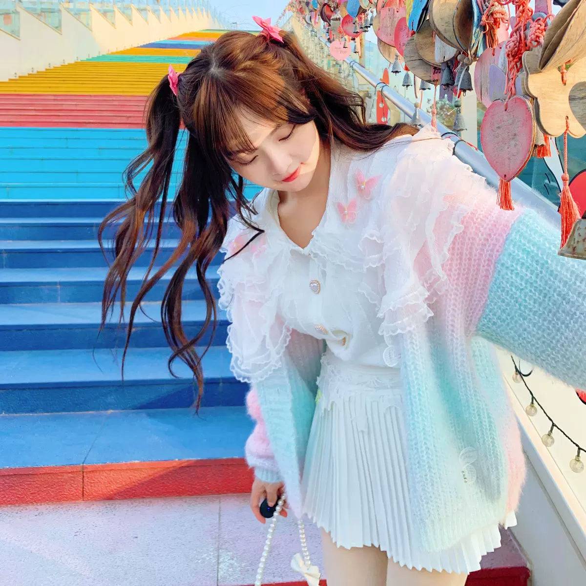Rainbow Cardigan Sweater PL52791