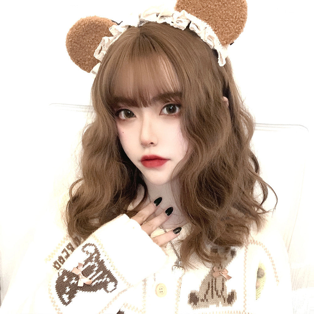 brown Long Curly Hair Wig PL52590