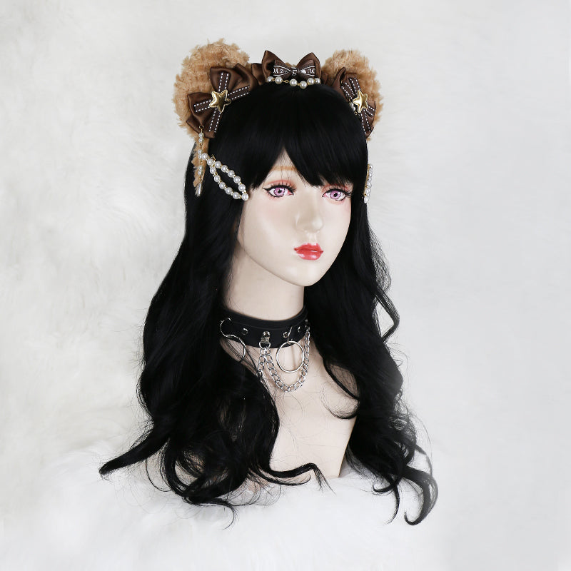 Cute Lolita long curly wig PL3009