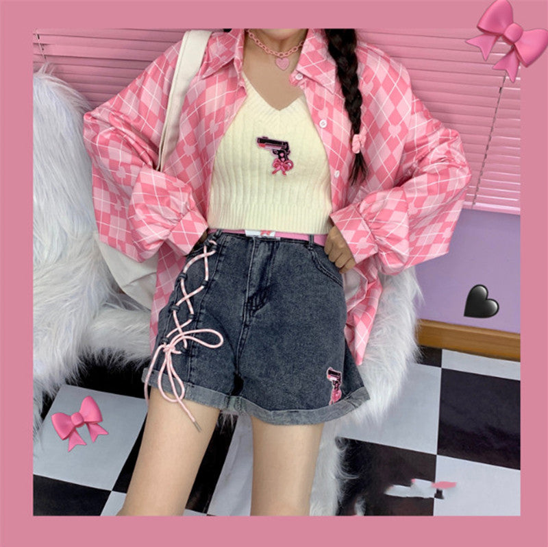 Pink Long Sleeve Shirt PL52264