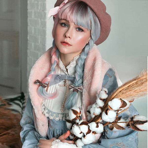 Lolita Blue Pink Gradient Wig PL20261