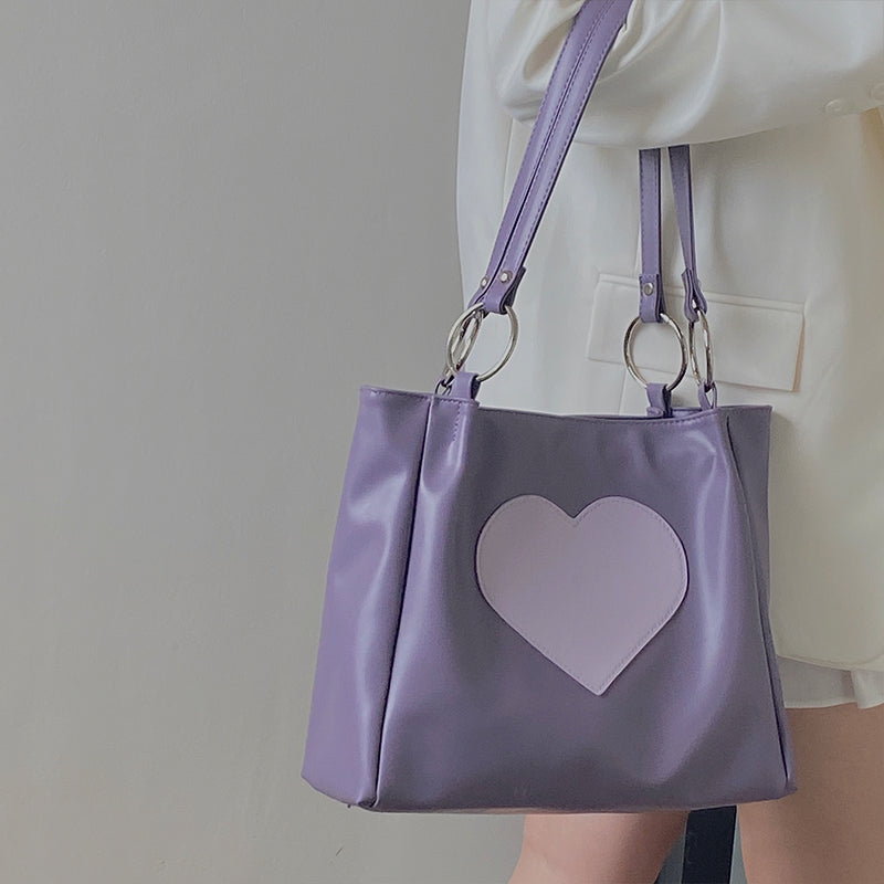heart print bag PL52252