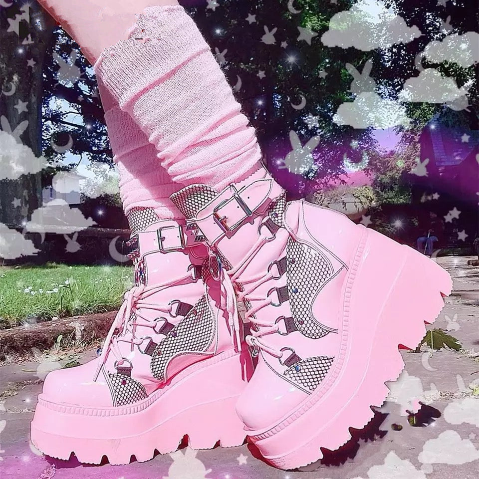Pink Punk Martens PL52465