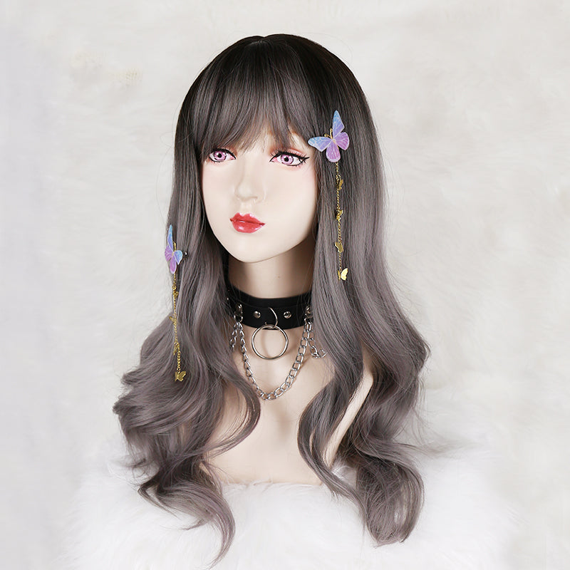 Cute Lolita long curly wig PL3009