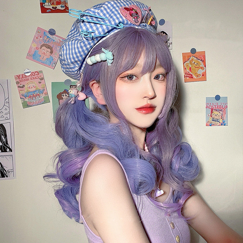 Lolita gradient long curly hair PL52628