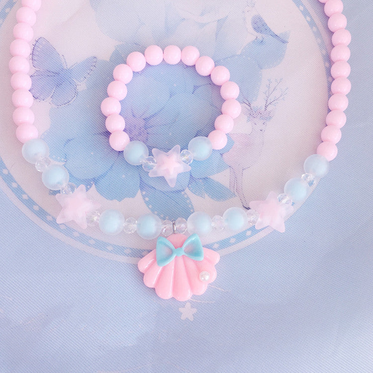 Lolita Shell Necklace + Bracelet Set PL52565