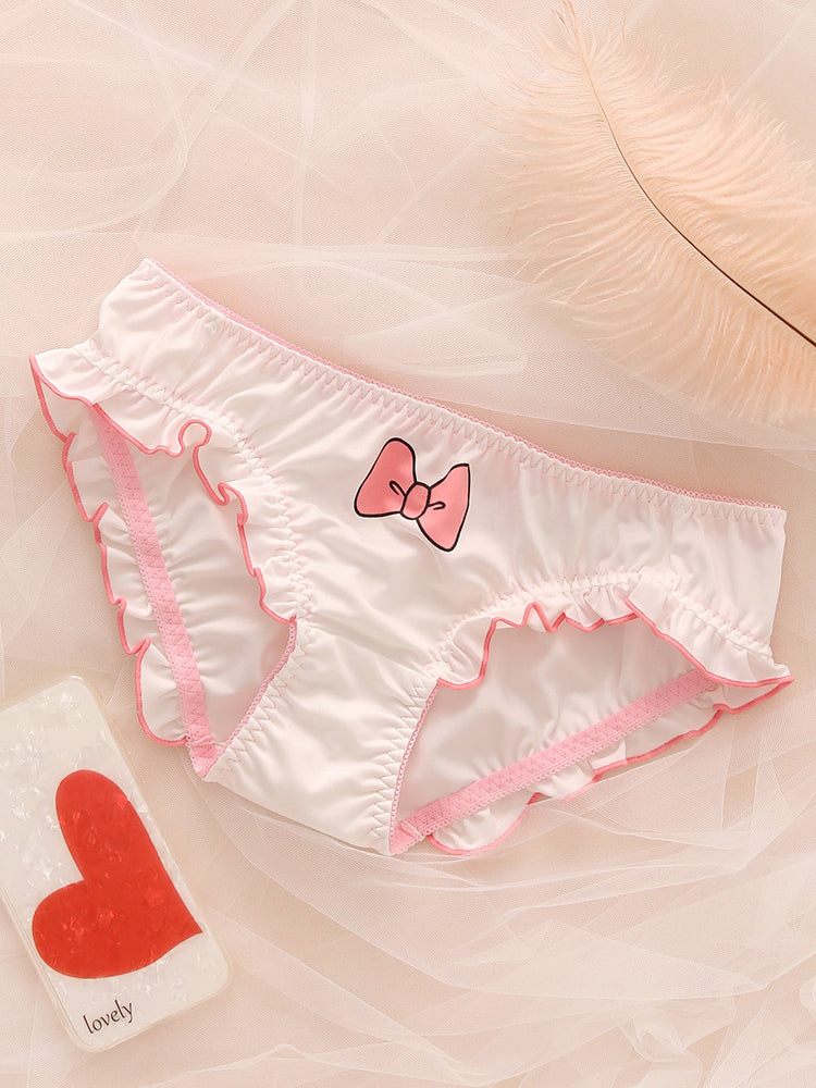 Sexy lace-trimmed briefs    PL20149