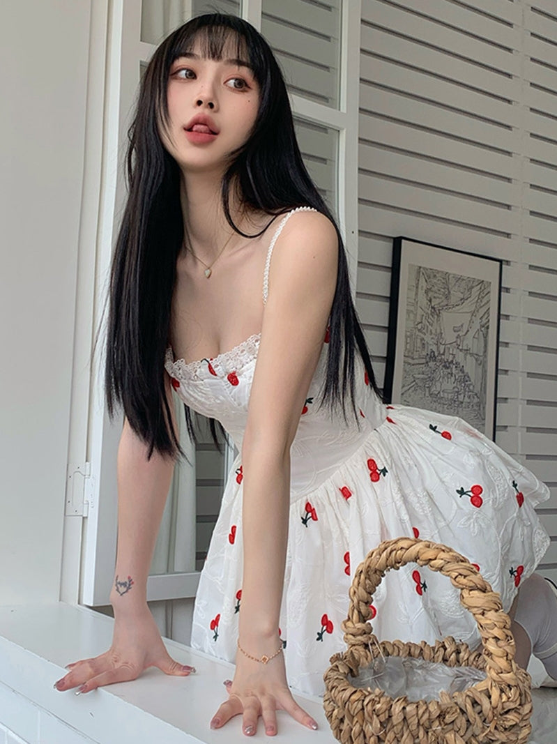 White Slip Dress PL52351