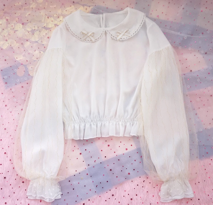lolita chiffon shirt PL52593