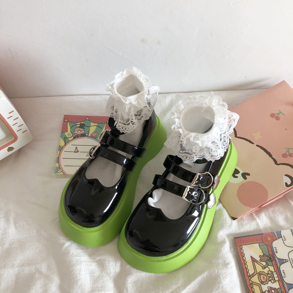 DARK MARY JANE SHOES PL52315