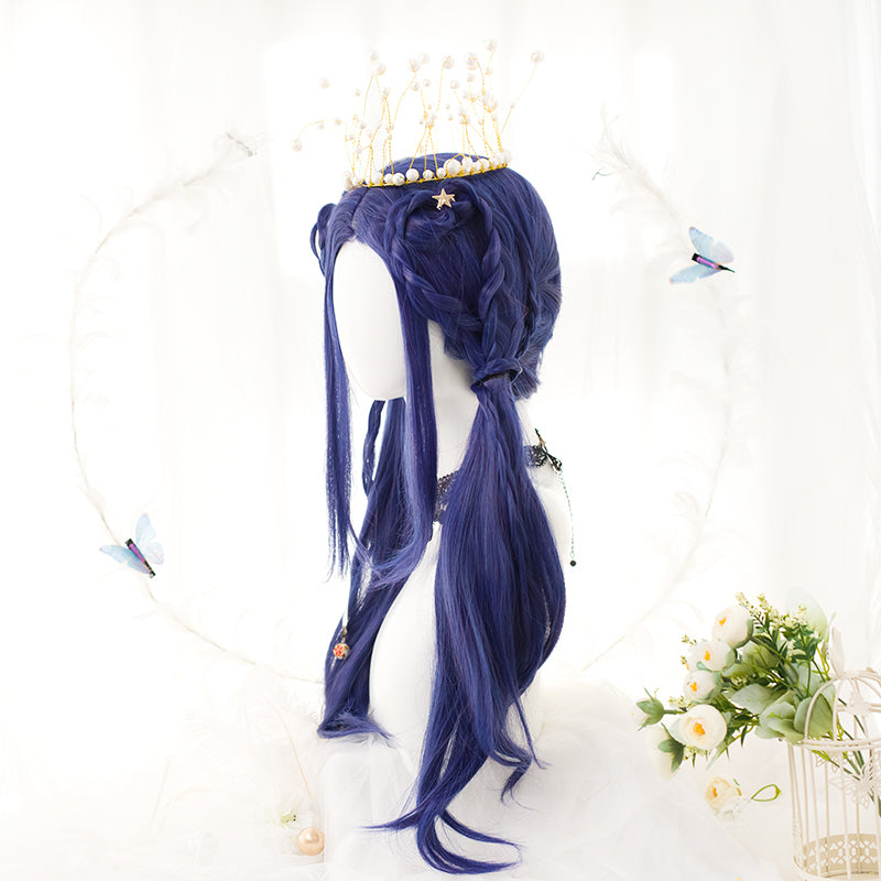 Lolita Royal Blue Long Straight Wig PL52540
