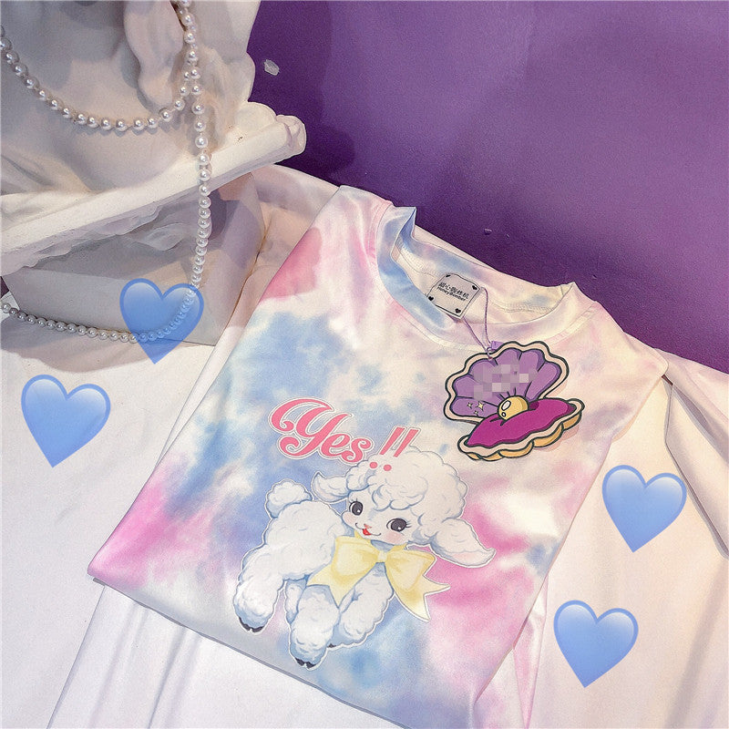 Kim Hyun A gradient t-shirt PL20456