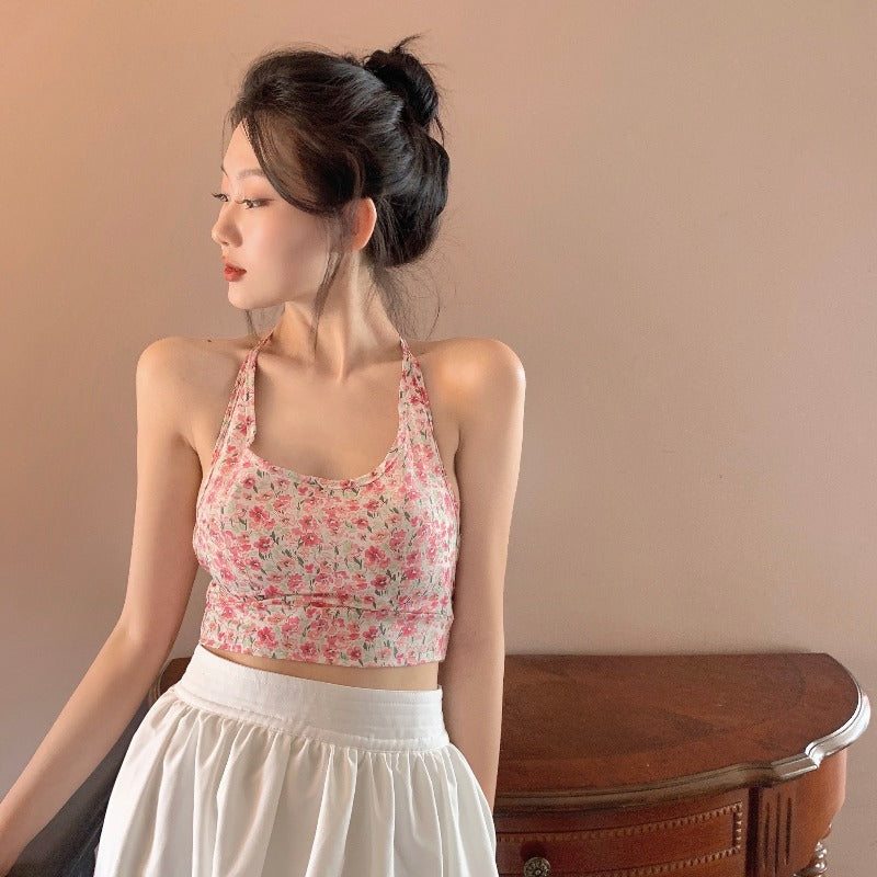 Pink halterneck camisole PL52667
