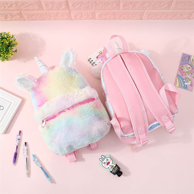 Lolita Unicorn Plush Backpack PL20141