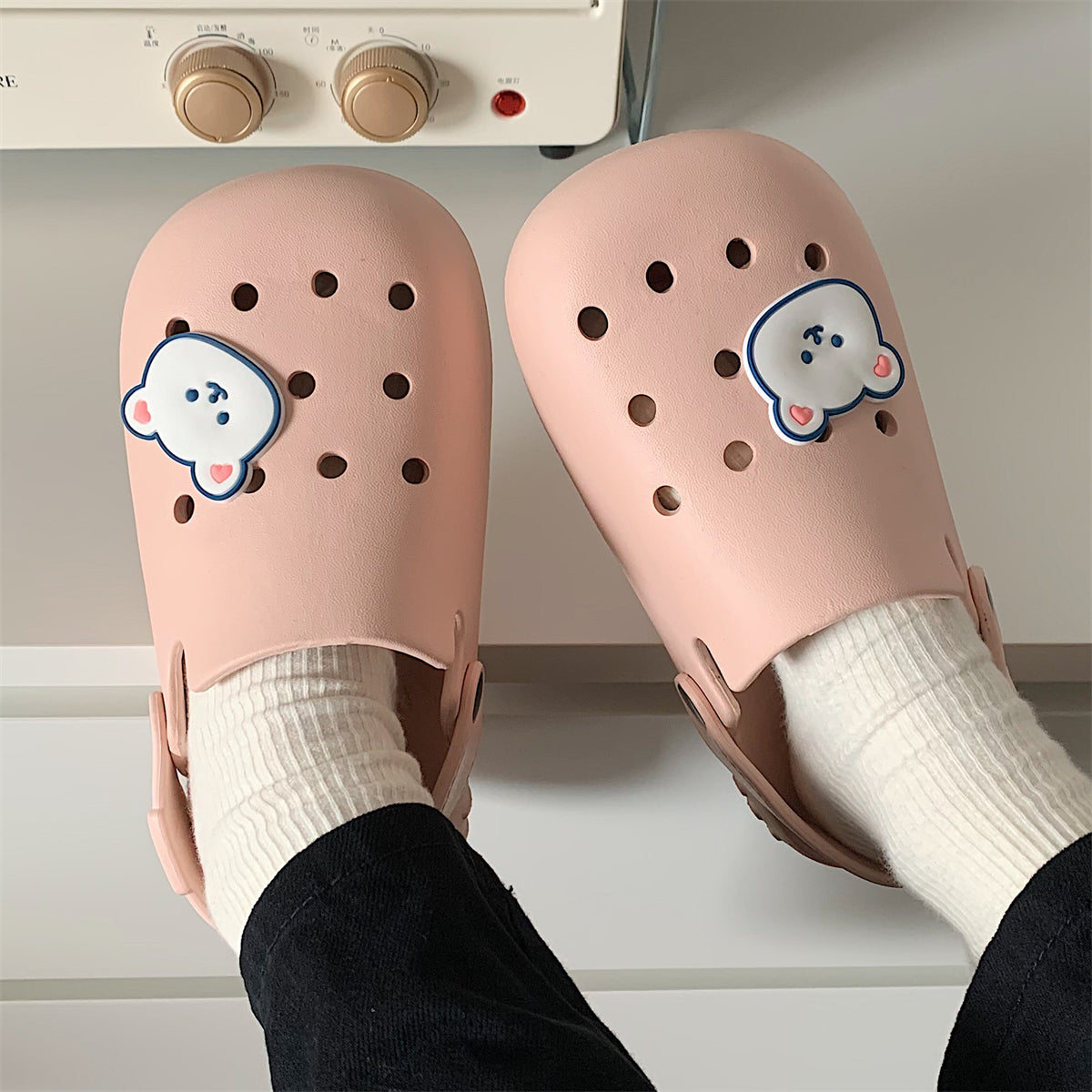Non-slip soft platform sandals PL52345