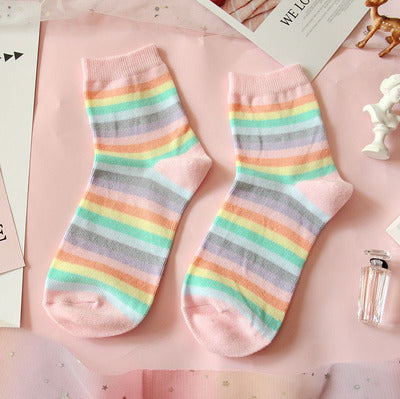 Macaron ice cream color stockings PL20115