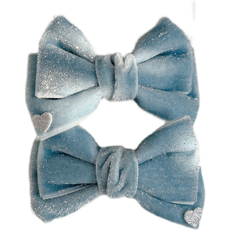blue bow hair accessory PL52247