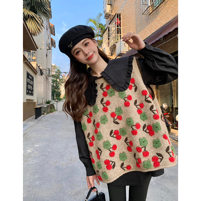Pink Knit Vest PL52698