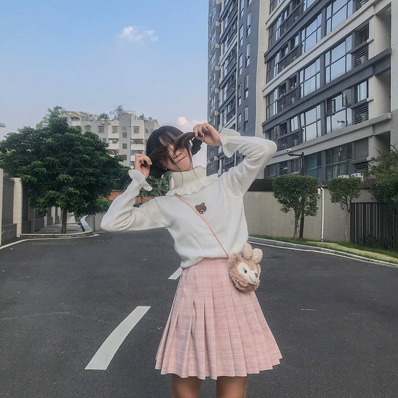 Bear embroidered sweater PL21220