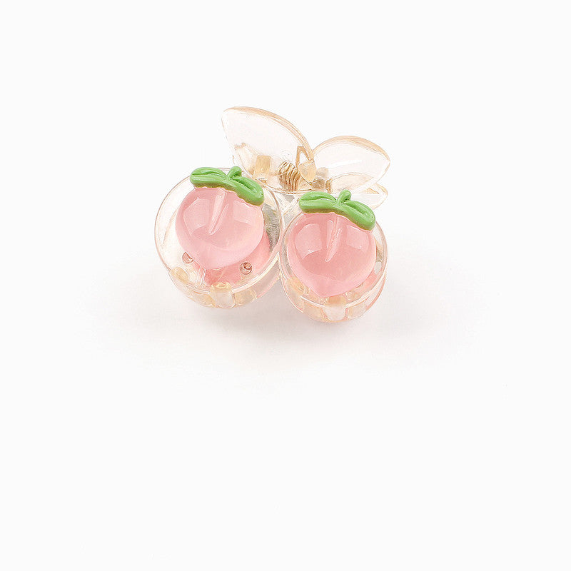 cute peach hairpin PL52299