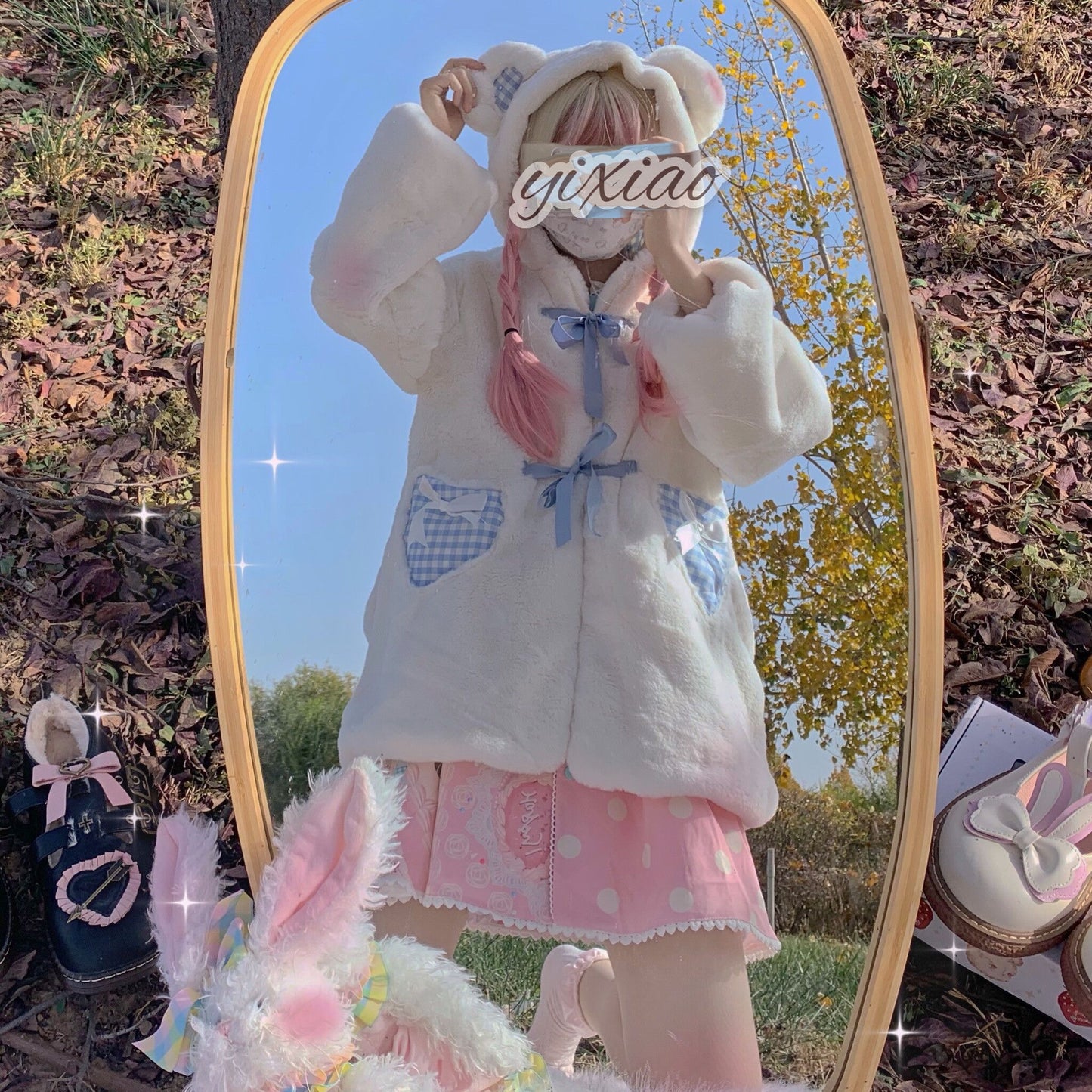 Cute winter plush jacket PL50934