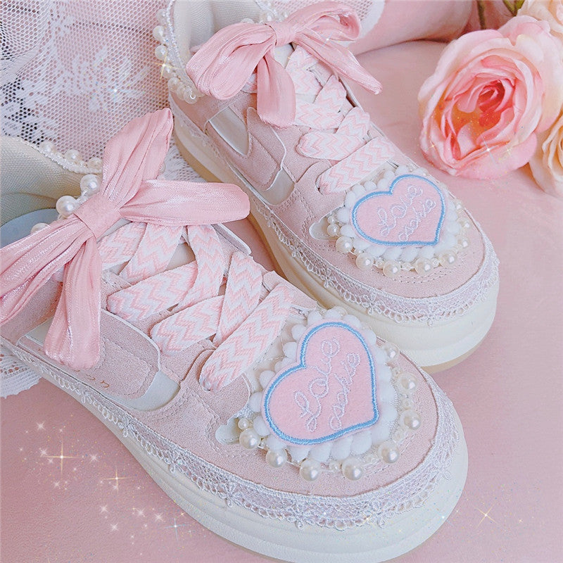 Pink Heart Sneakers PL52717