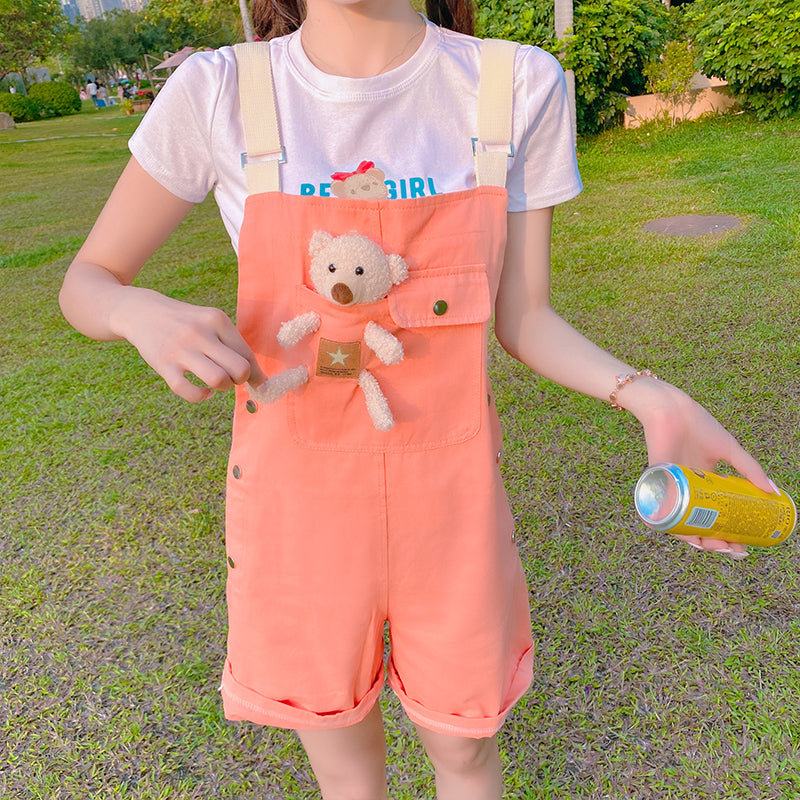 Cute bear shorts + T-shirt 2-piece set PL52281
