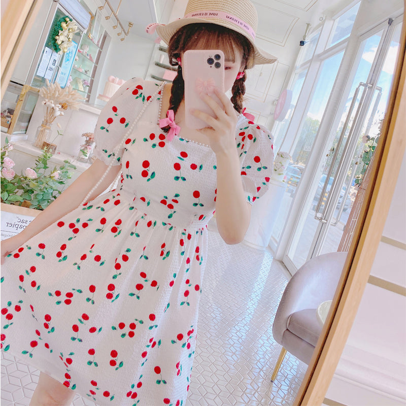 white chiffon dress PL52514