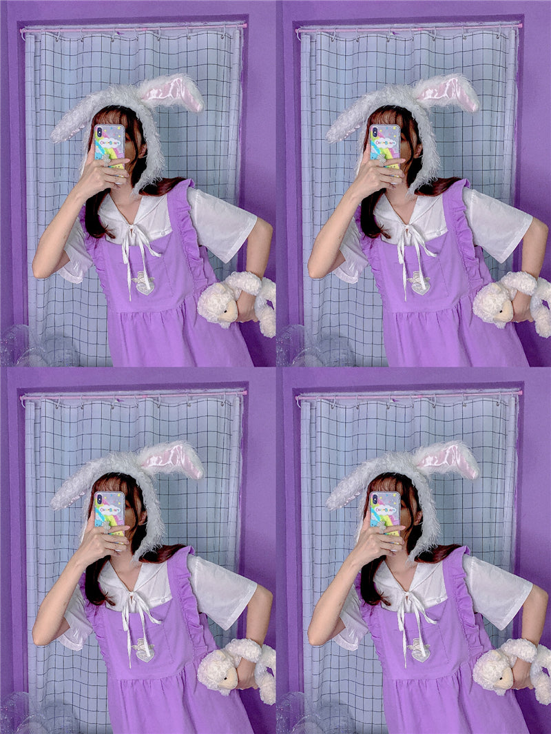 Purple strap dress PL20620