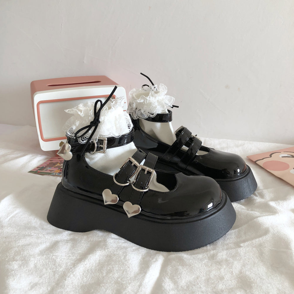 DARK MARY JANE SHOES PL52315