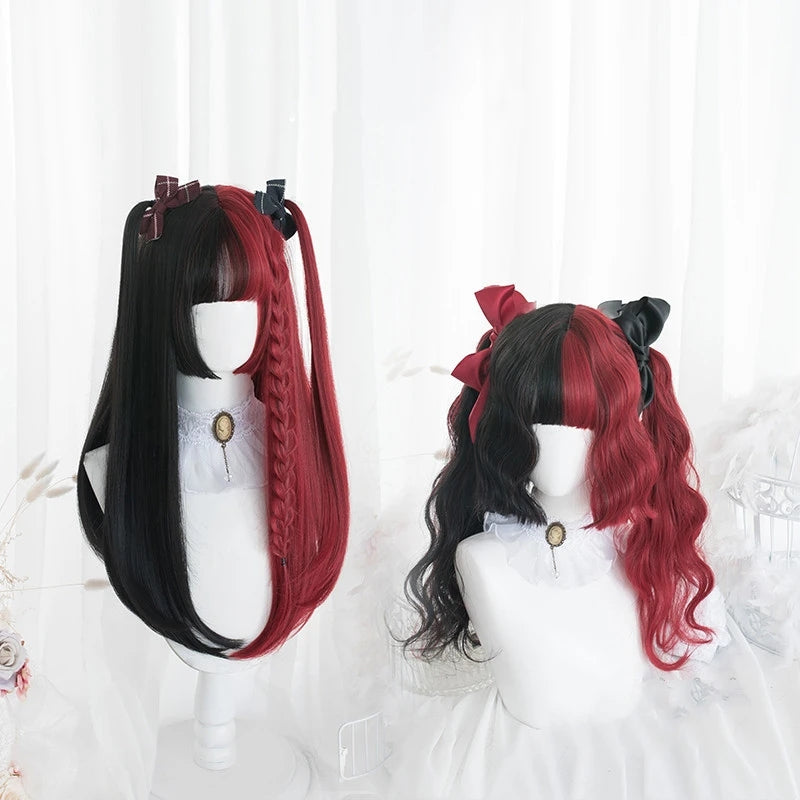 Lolita Black Red Wig PL50197