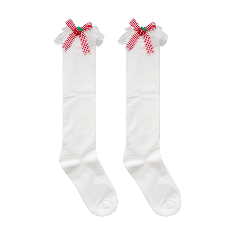 Strawberry lace socks PL50302