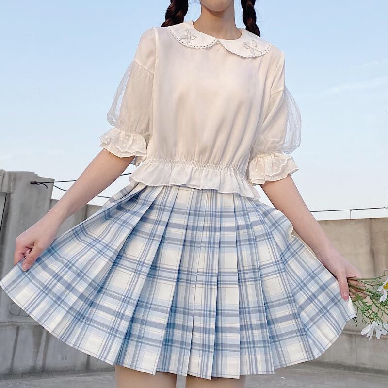 lolita chiffon shirt PL52593