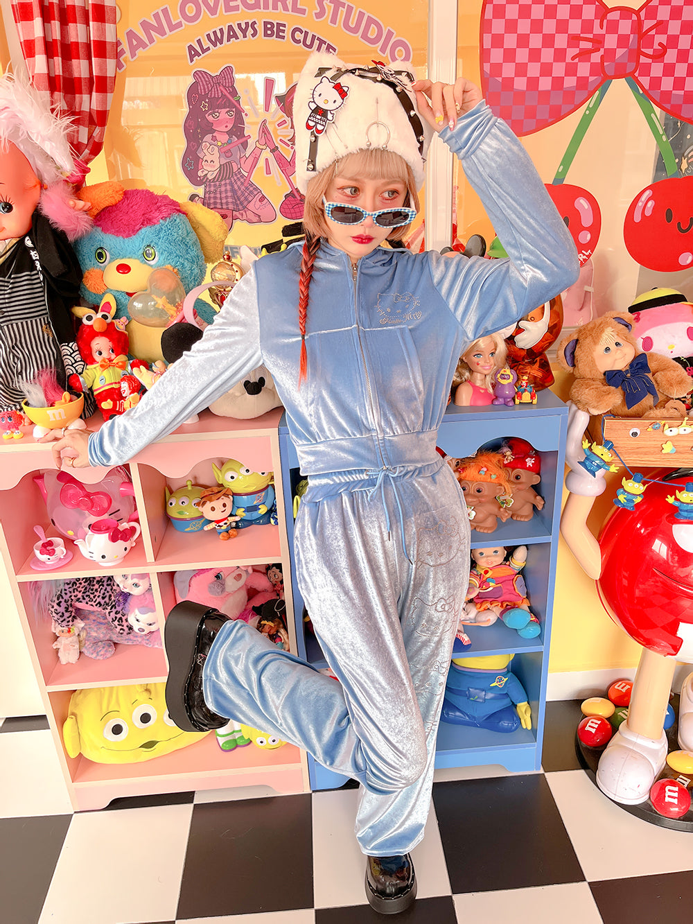 blue sports suit PL52713