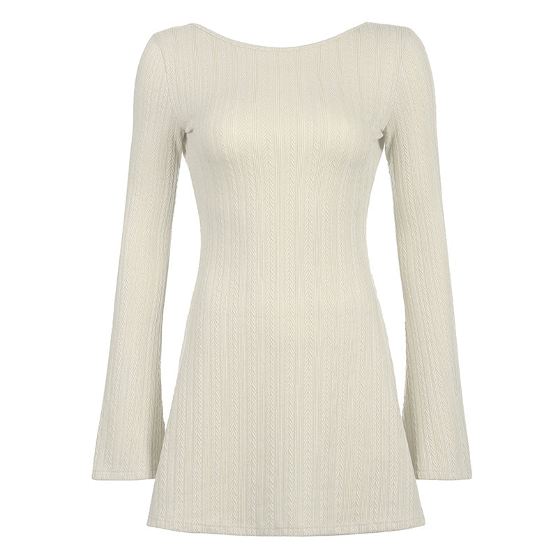 Pink Knit Dress P1046