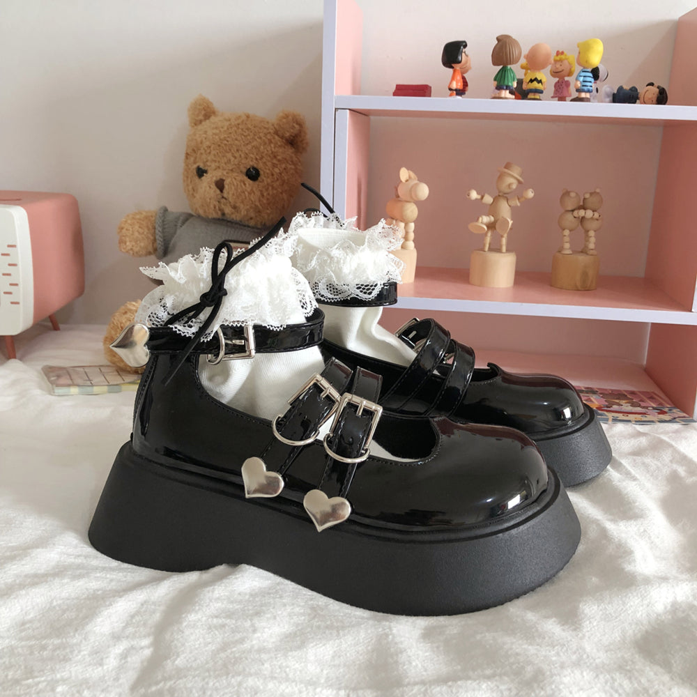 DARK MARY JANE SHOES PL52315