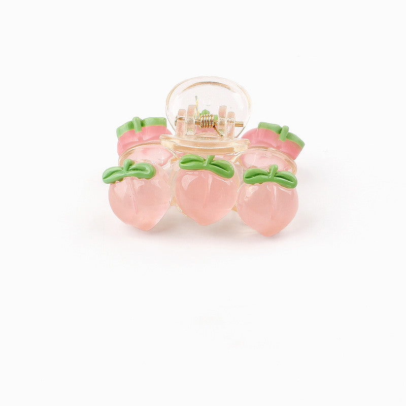 cute peach hairpin PL52299