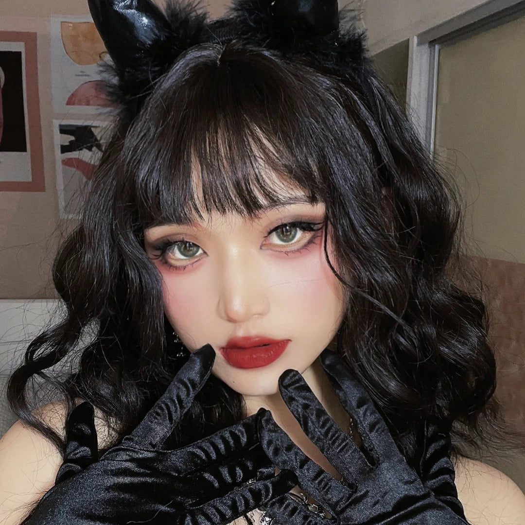 LOLITA BLACK LONG CURLY WIG PL52257