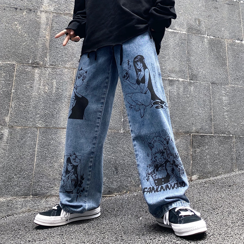 Cute printed casual pants PL50827