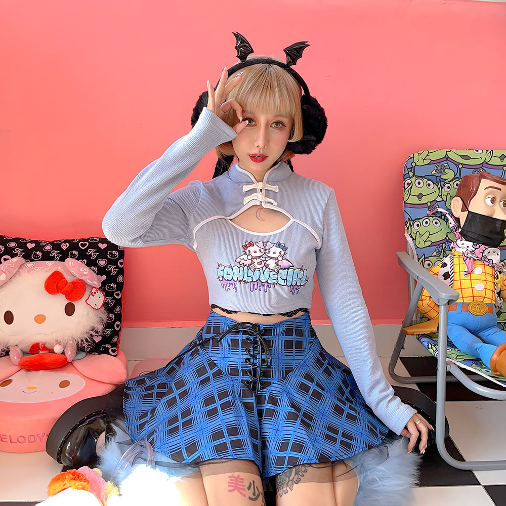 Harajuku Blue Skirt PL52436