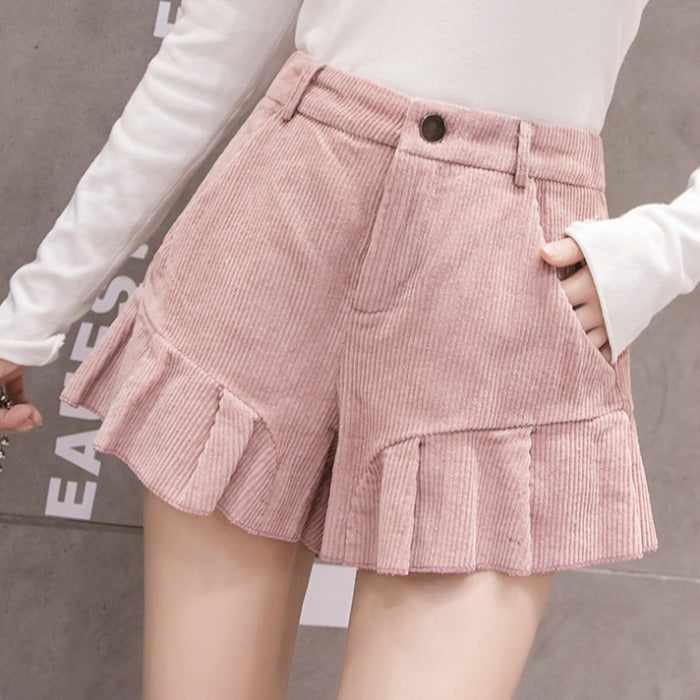 High waist wide leg pleated pants PL50911