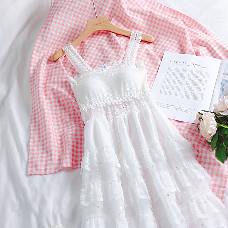 White lace dress PL50289