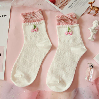 Macaron ice cream color stockings PL20115