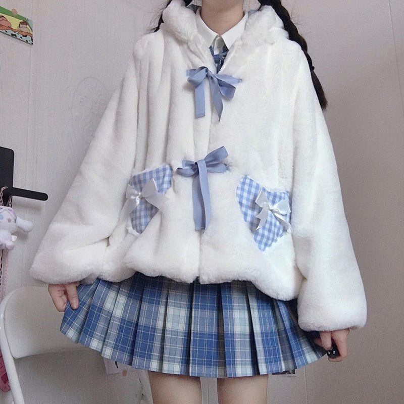 Cute winter plush jacket PL50934