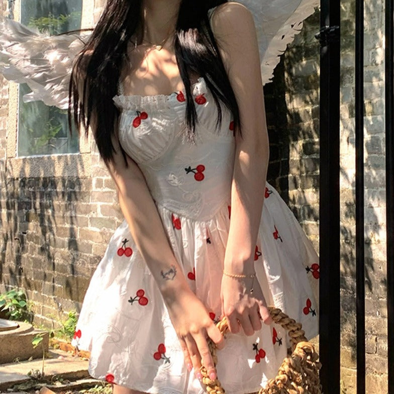 White Slip Dress PL52351